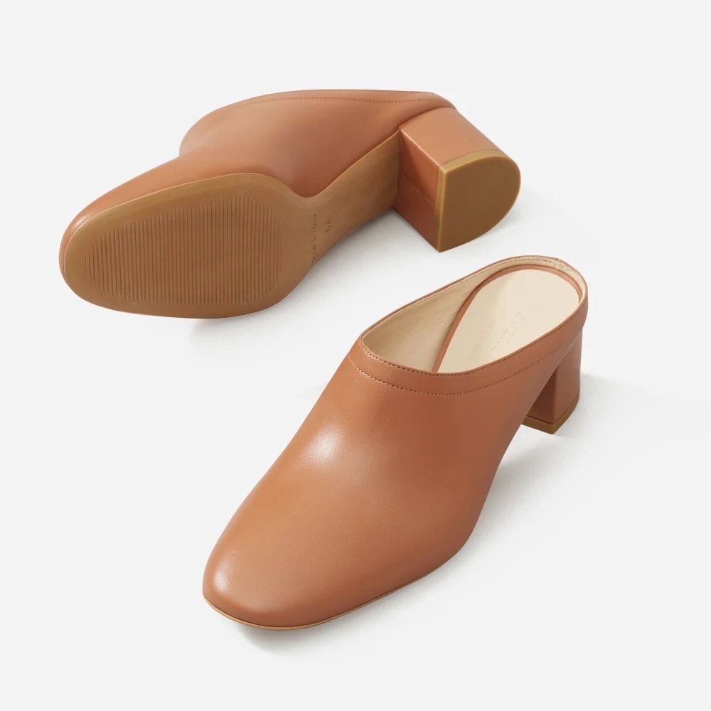 Everlane the day mule cognac 7.5